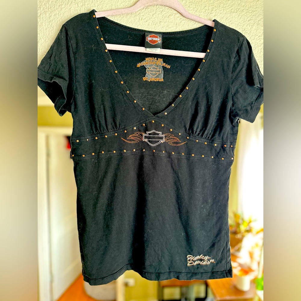 Harley Davidson - Mile High women’s shirt
